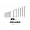 Tekton Combination Wrench Set w/Modular Slotted Organizer, 15-Piece 1/4 - 1 in. WCB95102